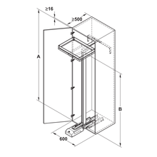 将图片加载到图库查看器,KESSEBOHMER Convoy Lavido Tall Pull-Out Storage System