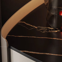 Muatkan imej ke dalam penonton Galeri, Kyan Slate Top 2 Drawers PU Bedside Table