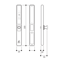 Load image into Gallery viewer, SKISET Smart Digital Lock G100S