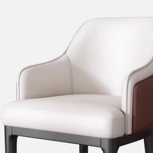 Muatkan imej ke dalam penonton Galeri, Robert Gold Line PU Leather Dining Chair