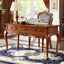Muatkan imej ke dalam penonton Galeri, Davila American Solid Wood Design Study Work Desk