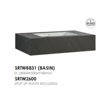 Muatkan imej ke dalam penonton Galeri, SORENTO Quartz Quartz Stone Basin