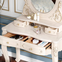 Muatkan imej ke dalam penonton Galeri, Larry European Design Dressing Table Set 0.6m to 1m