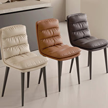 Muatkan imej ke dalam penonton Galeri, Macy PU Leather Cushion Modern Dining Chair
