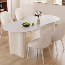Muatkan imej ke dalam penonton Galeri, Elise Designer Cream Luxury Dining Table 1.2m to 1.8m