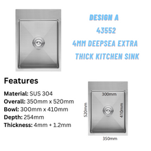 将图片加载到图库查看器,LEVANZO 4mm Extra-Thick Sink