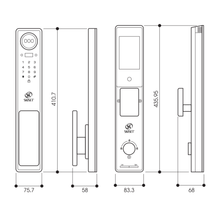 Muatkan imej ke dalam penonton Galeri, SKISET Smart Digital Lock X-70
