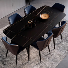 Muatkan imej ke dalam penonton Galeri, Vinny Back Posture PU Leather Dining Chair