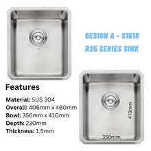 将图片加载到图库查看器,LEVANZO R25 Series Sink