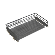Muatkan imej ke dalam penonton Galeri, MIRAI Four Side Dish Rack With Undermount Soft Closing Slide - Dark Grey
