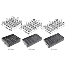 Muatkan imej ke dalam penonton Galeri, MIRAI Four Side Dish Basket With Undermount Soft Closing Slide - Dark Grey