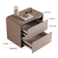 Load image into Gallery viewer, Rangel Side Curve Wood Bedside Table