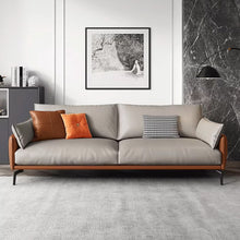 Muatkan imej ke dalam penonton Galeri, Carlo Nappa Leather Italian Design Sofa