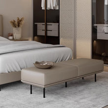 Muatkan imej ke dalam penonton Galeri, Rochelle Bedside PU Leather Entry Bench