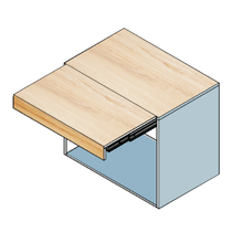 Muatkan imej ke dalam penonton Galeri, MIRAI Pull Out Rising Extension Table Slide