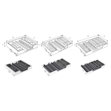 Load image into Gallery viewer, MIRAI Four Side Dish Basket With Anti - Slip Mat - White