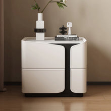 将图片加载到图库查看器,Karyn Italian Design PU Leather Beside Table