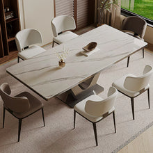 Load image into Gallery viewer, Lucas Modern Sintered Stone Top With V Shape Base Dining Table