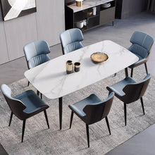 将图片加载到图库查看器,Colby Luxury Backrest PU Leather Dining Chair