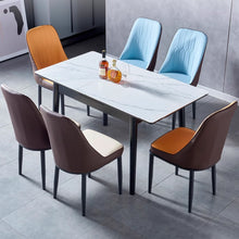 Muatkan imej ke dalam penonton Galeri, Cotton Italian Design Extendable Dining Table 1.1m to 1.4m