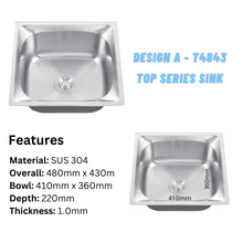 将图片加载到图库查看器,LEVANZO Top Series Singe Sink