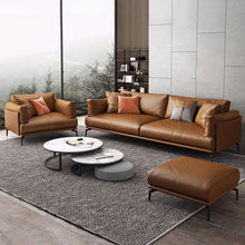 将图片加载到图库查看器,Giordano Western PU Leather Italian Design Sofa