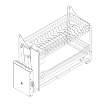 Muatkan imej ke dalam penonton Galeri, MIRAI Up & Down Storage Kit Elevator Basket - Dark Grey