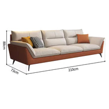Muatkan imej ke dalam penonton Galeri, Livingston Tech Fabric Dual Tone Latex Sofa Ottoman