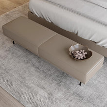 Muatkan imej ke dalam penonton Galeri, Rochelle Bedside PU Leather Entry Bench