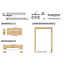 Load image into Gallery viewer, MIRAI Pivot Door Fitting With Hydraulic Closing 90^
