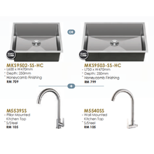 Muatkan imej ke dalam penonton Galeri, MOCHA Honeycomb Multifunctional Kitchen Sink