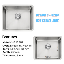 将图片加载到图库查看器,LEVANZO R25 Series Sink