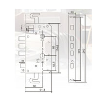 Muatkan imej ke dalam penonton Galeri, AEGLOG 3D Face Smart Push Pull Door Lock AEG-SDL-6068/V8
