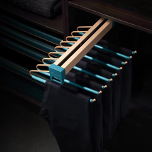 Load image into Gallery viewer, MIRAI Top Mounted Pants Rack (Moran Green & Premium + Mocha)