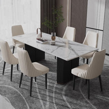 Load image into Gallery viewer, Andrews Modern PU Leather Backrest Dining Chair
