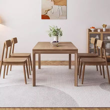 Muatkan imej ke dalam penonton Galeri, Ines Pure Solid Wood Dining Table 1.2m to 1.8m