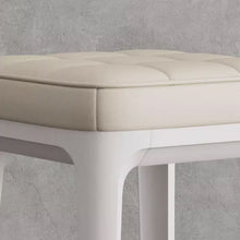 Muatkan imej ke dalam penonton Galeri, Ellena PU Leather Cushion Stackable Stool