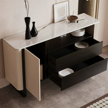 Load image into Gallery viewer, Khan Sintered Stone Sideboard Storage