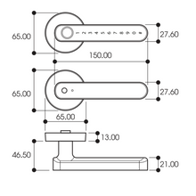 Muatkan imej ke dalam penonton Galeri, SKISET Smart Digital Lock V-9