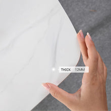 Load image into Gallery viewer, Ramos Slate Top Black Gold Leg Dining Table 1.2m to 1.8m