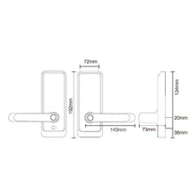 Muatkan imej ke dalam penonton Galeri, AEGLOG Smart Digital Tubular Level Lock AEG-SDL-E300