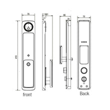 Muatkan imej ke dalam penonton Galeri, AEGLOG 3D Face Smart Push Pull Door Lock AEG-SDL-6068/V9