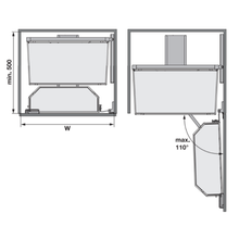 将图片加载到图库查看器,KESSEBOTMER Tandem II Tall Pull-Out Storage System