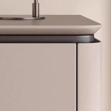 Load image into Gallery viewer, Rangel Side Curve Wood Bedside Table