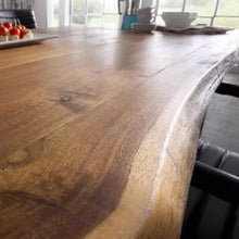 Muatkan imej ke dalam penonton Galeri, Yara Designer Solid Wood Dining Table 1.2m to 2m