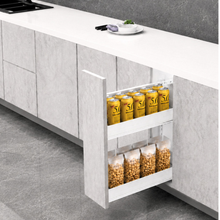 Load image into Gallery viewer, MIRAI Side Mounted Pull Out Basket With Anti - Slip Mat - White