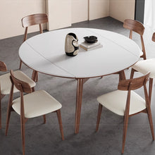 Muatkan imej ke dalam penonton Galeri, Hart Extendable Round Rectangle Sintered Stone Dining Table 1.2m to 1.5m