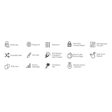 Muatkan imej ke dalam penonton Galeri, SKISET Smart Digital Lock T-3