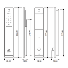 Muatkan imej ke dalam penonton Galeri, SKISET Smart Digital Lock DS-5 Pro
