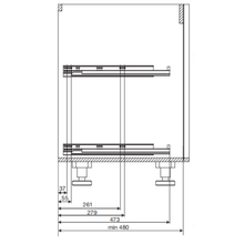 将图片加载到图库查看器,HAFELE Utensio Plus H2 Front Pull-Out System